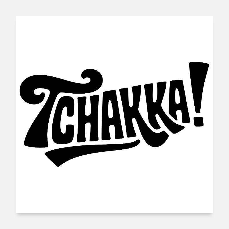 Tschakka Fun Motivations Statement Poster 60x60 cm