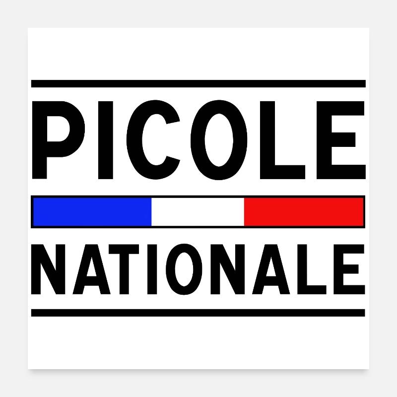 Picole Nationale nouveau design Poster 60 x 60 cm