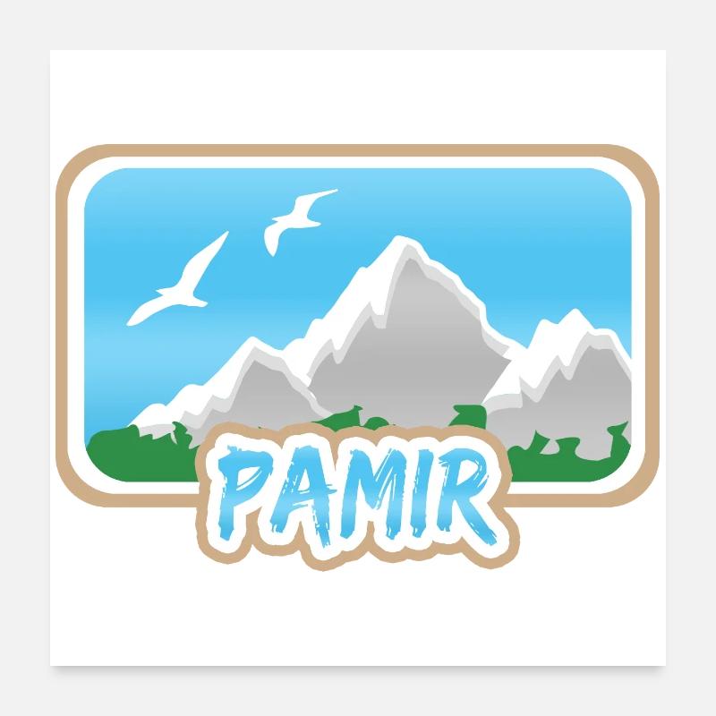 Pamir Poster 60 x 60 cm