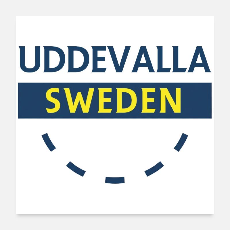 Nordic Sweden Emblem Circle Poster 24" x 24" (60x60 cm)