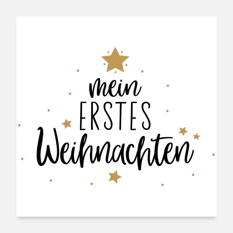 mon premier Noël Poster 60 x 60 cm