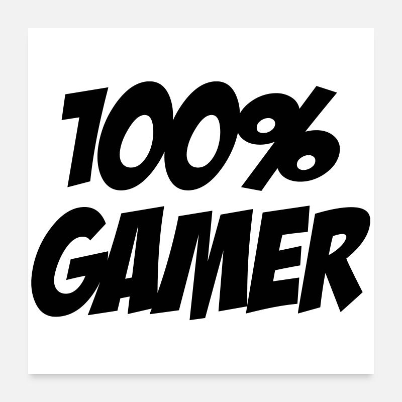 Gamer / Gaming Poster 60x60 cm