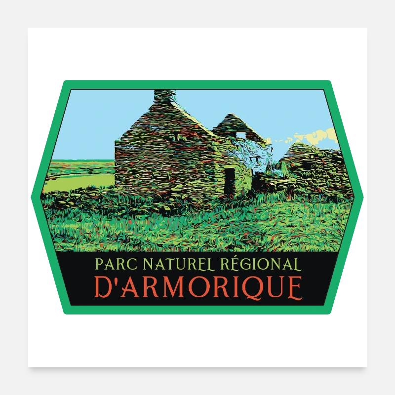 Armorique Nature Authentique Regional Nature Nature Park Poster 24" x 24" (60x60 cm)