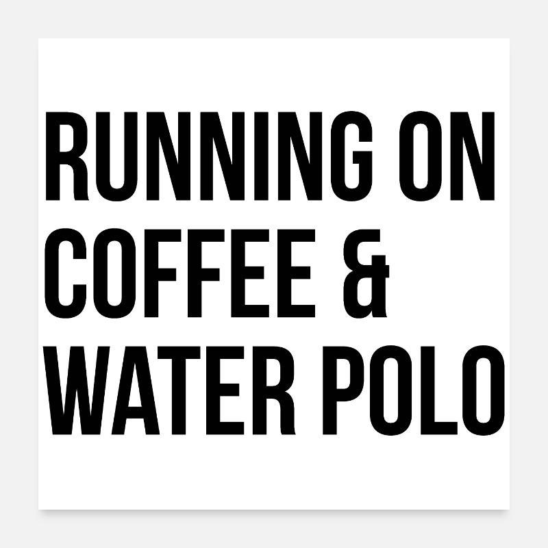 waterpolo Poster 60 x 60 cm