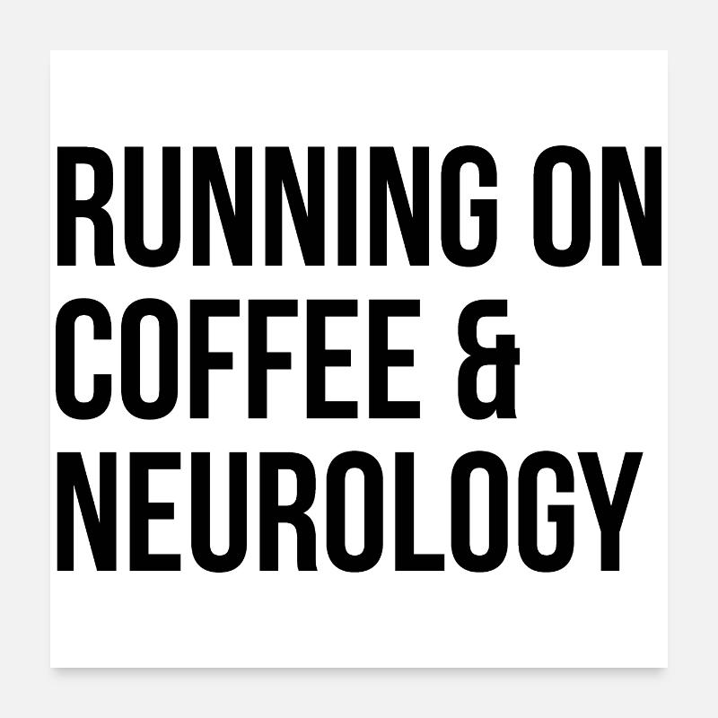 neurologie Poster 60 x 60 cm