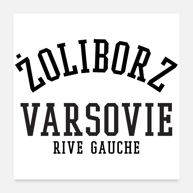 Zoliborz Varsovie Poster 60 x 60 cm