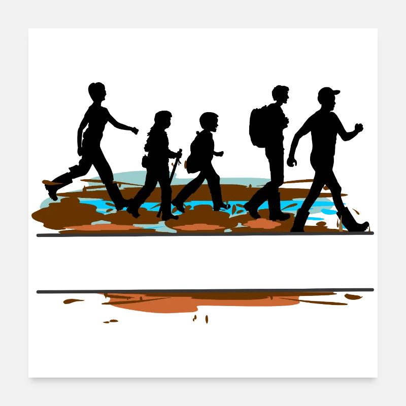 Wadlopers Group Custom – Mud Adventure Poster 24" x 24" (60x60 cm)