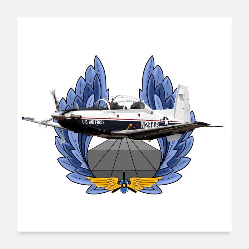 T-6A Texan II Poster 60 x 60 cm