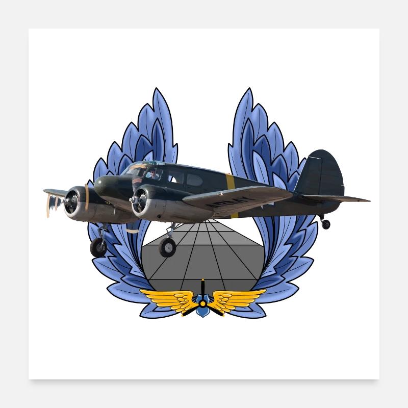 UC-78 Bobcat Poster 24" x 24" (60x60 cm)