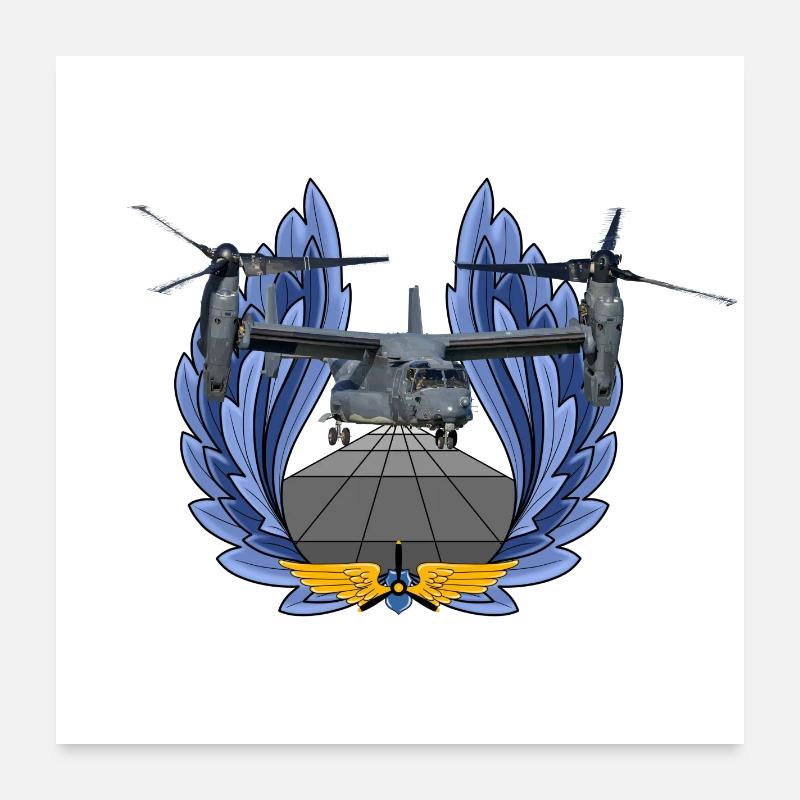 CV-22 Osprey Poster 24" x 24" (60x60 cm)