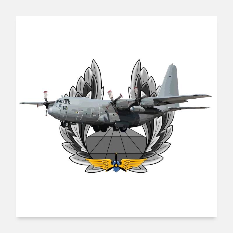 C-130 Hercules Poster 60 x 60 cm