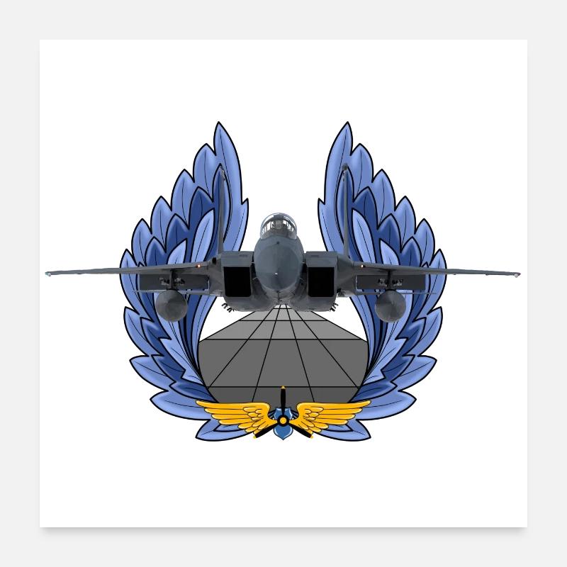 F-15 Eagle Poster 60 x 60 cm