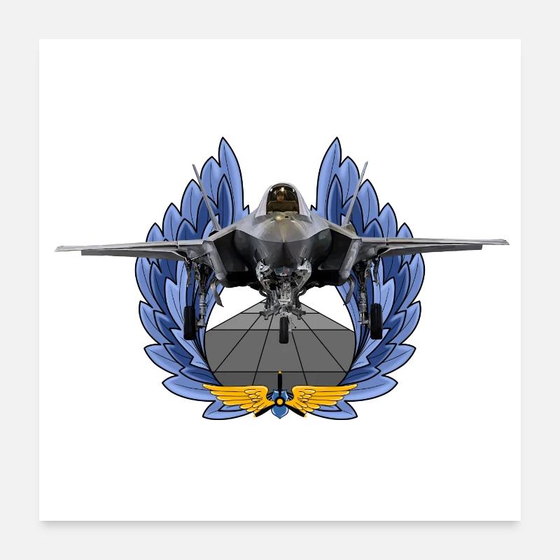 F-35 Lightning II Poster 60 x 60 cm