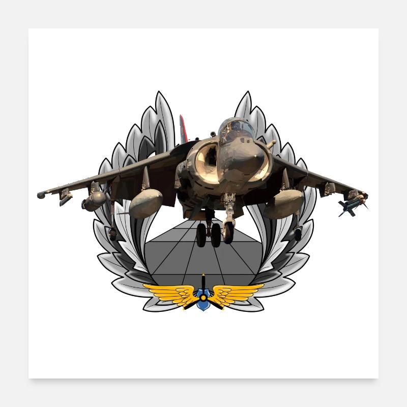 Harrier Poster 60x60 cm