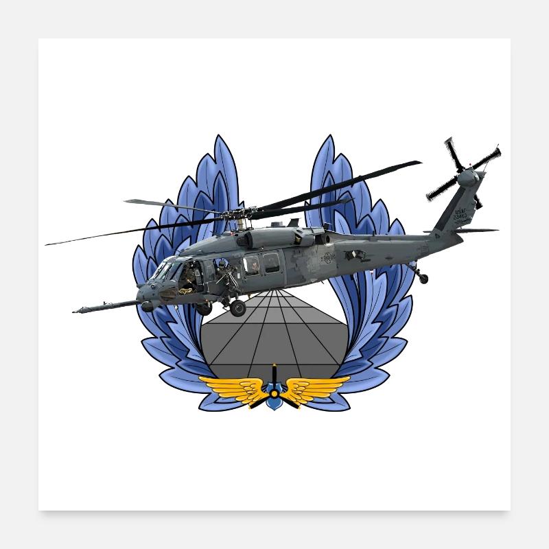UH-60 Black Hawk Poster 60 x 60 cm