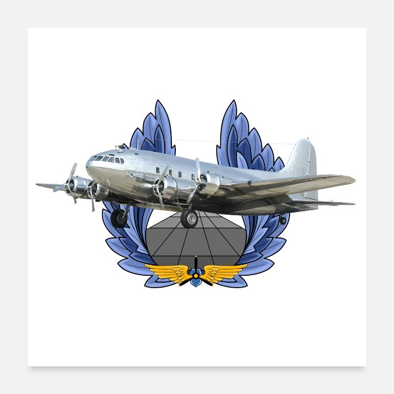 Model 307 Stratoliner Poster 24" x 24" (60x60 cm)