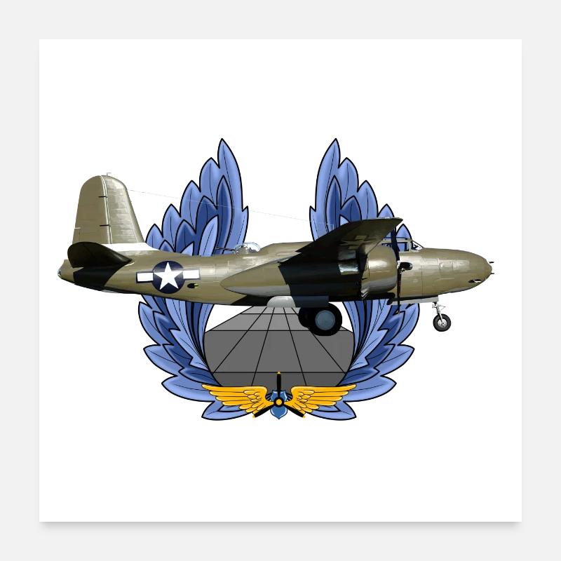 A-20 Havoc Poster 60 x 60 cm