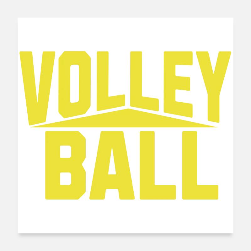 Volleyball  Poster 60x60 cm