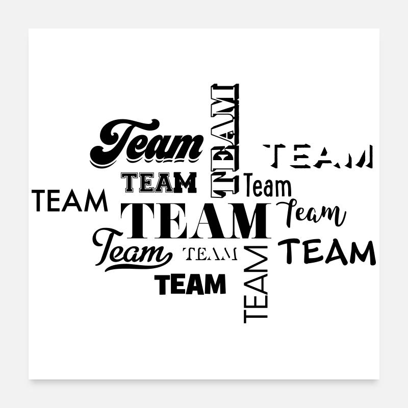 Team Poster 24" x 24" (60x60 cm)