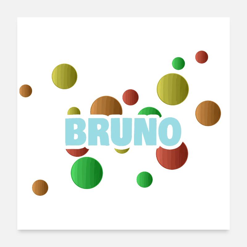 Bruno Poster 60 x 60 cm