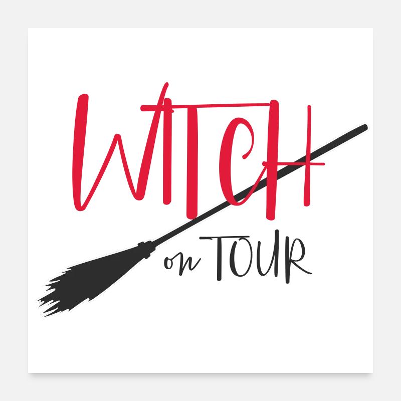 Logo de la Sorcière en tournée Poster 60 x 60 cm