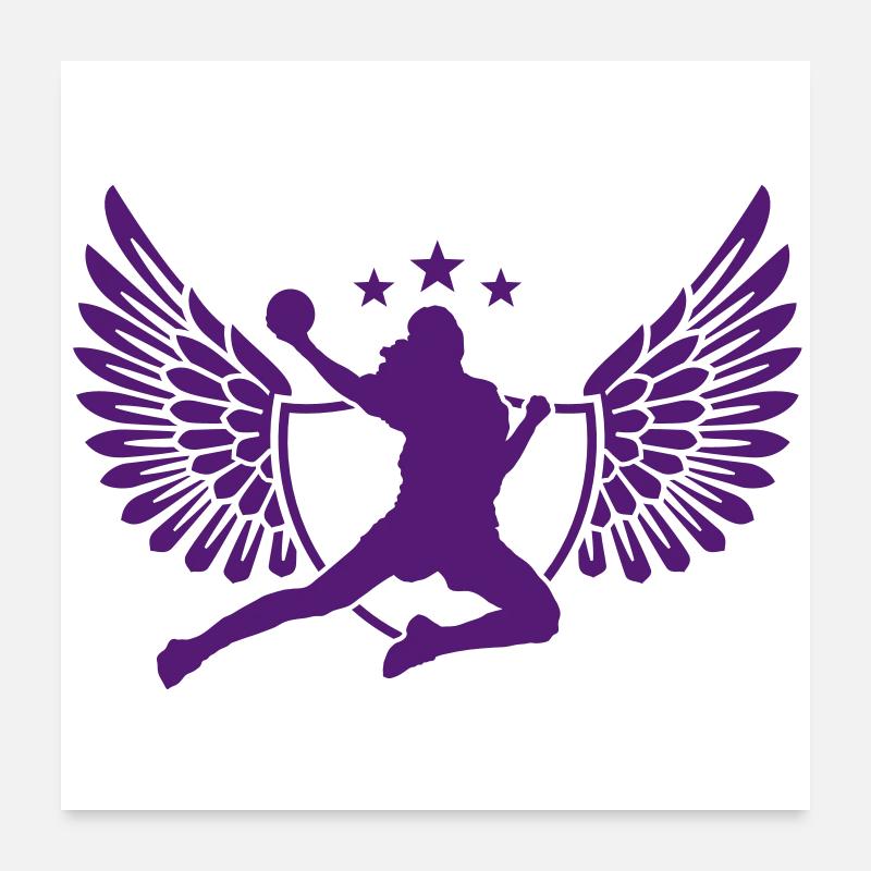 handball Poster 60x60 cm
