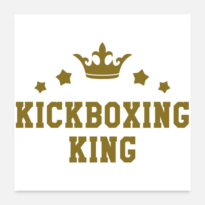 Kickboxing / Kick-Boxeur / Kick Boxing / Poster 60 x 60 cm