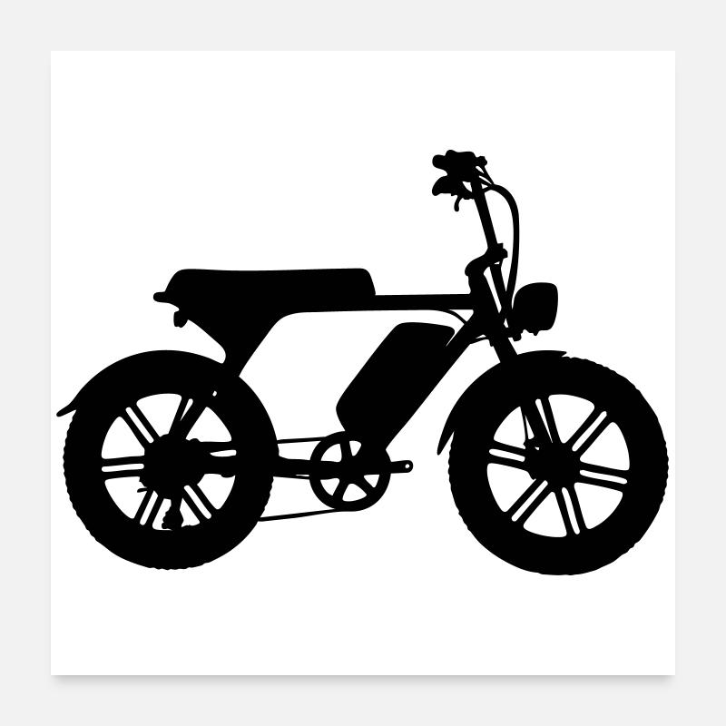 Fatbike Poster 60 x 60 cm