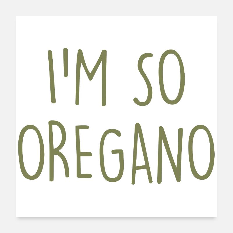 Oregano Poster 24" x 24" (60x60 cm)