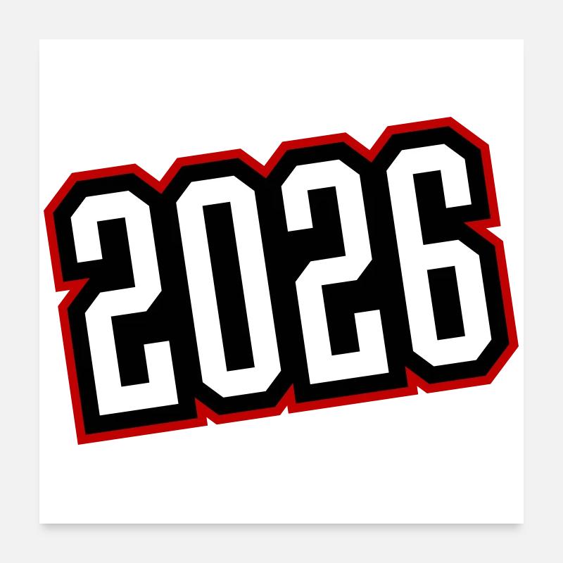 2026 Poster 60x60 cm