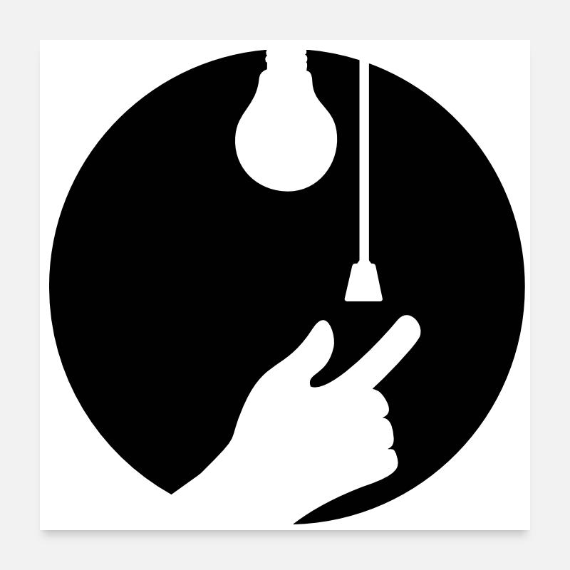 off light Poster 24" x 24" (60x60 cm)