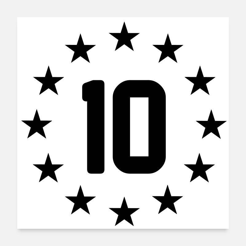 10 years Poster 24" x 24" (60x60 cm)