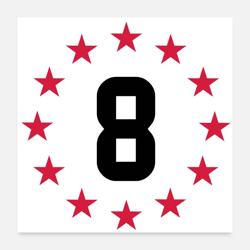 8 years Poster 24" x 24" (60x60 cm)