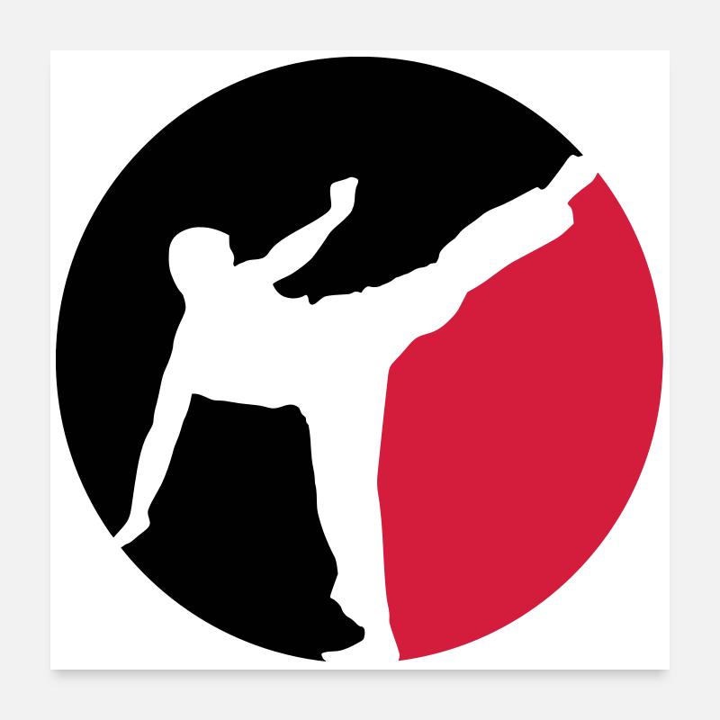 Karate Poster 60x60 cm