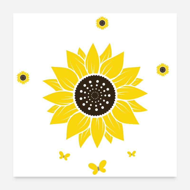 Sois stupide Sois honnête Sois gentil Sois courageux Poster 60 x 60 cm