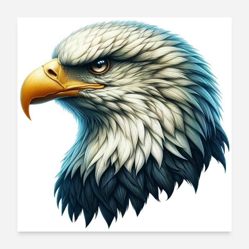 Adler Poster 60x60 cm