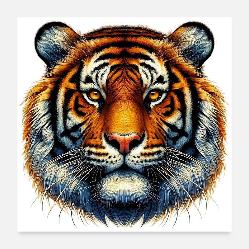Tiger Poster 60x60 cm
