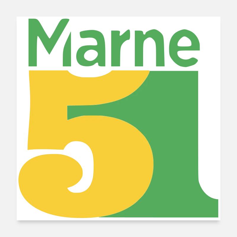 51 Poster 24" x 24" (60x60 cm)