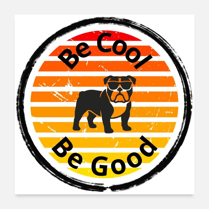 Be_cool Poster 60x60 cm