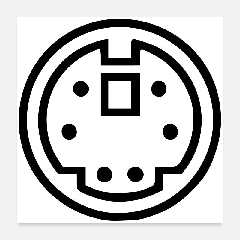 ADB connector Poster 60x60 cm