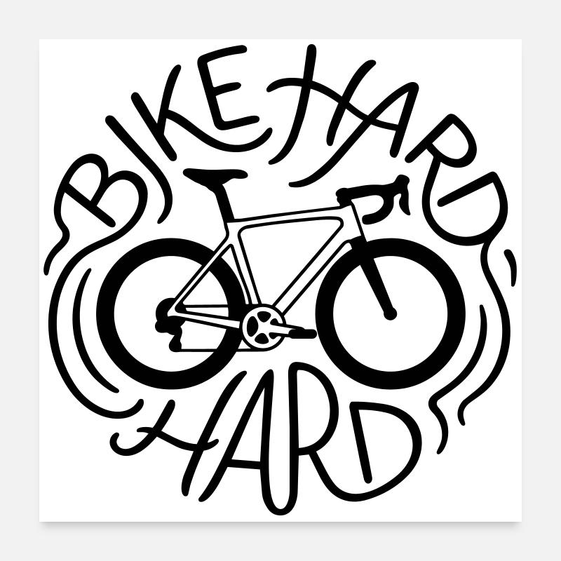 cycling Poster 24" x 24" (60x60 cm)