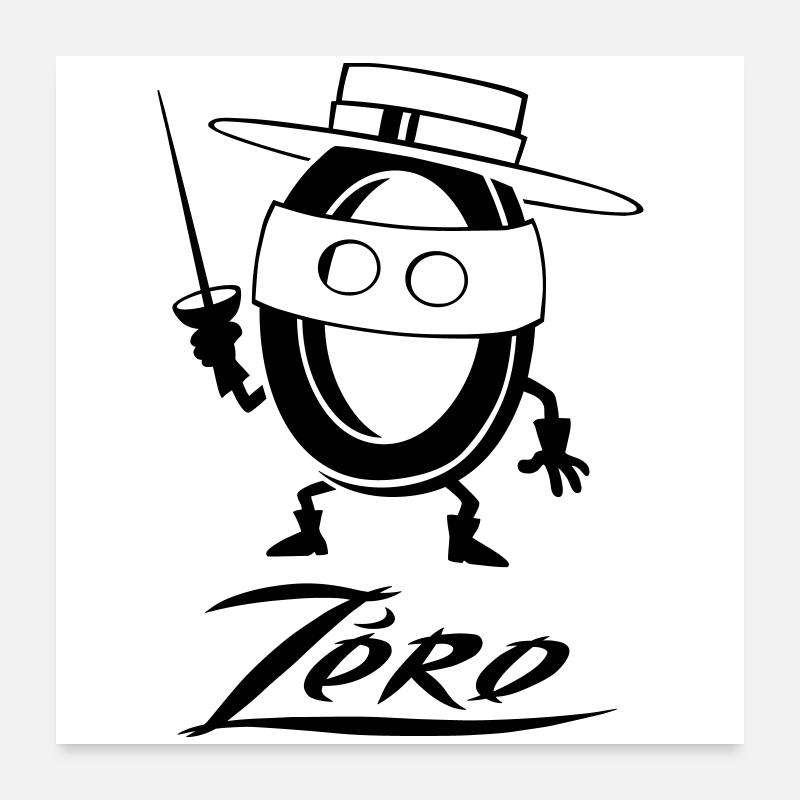 Super zéro flex Poster 60 x 60 cm
