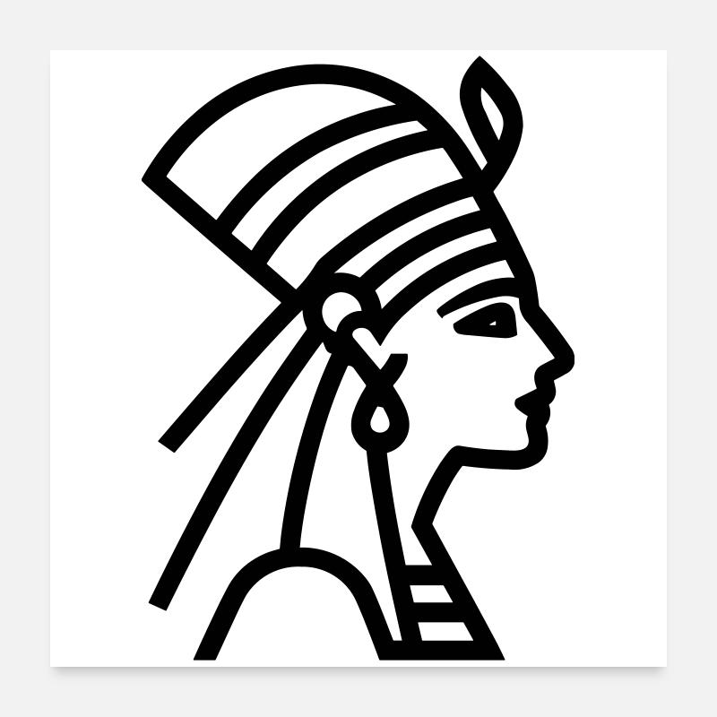 pharaon Poster 60 x 60 cm