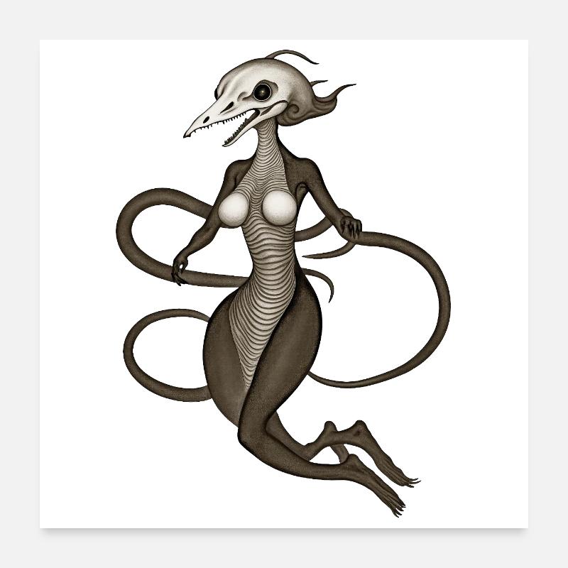 BUG #12 - dark hell Poster 60 x 60 cm