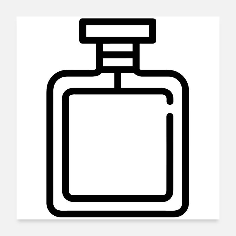 flacon de parfum Poster 60 x 60 cm
