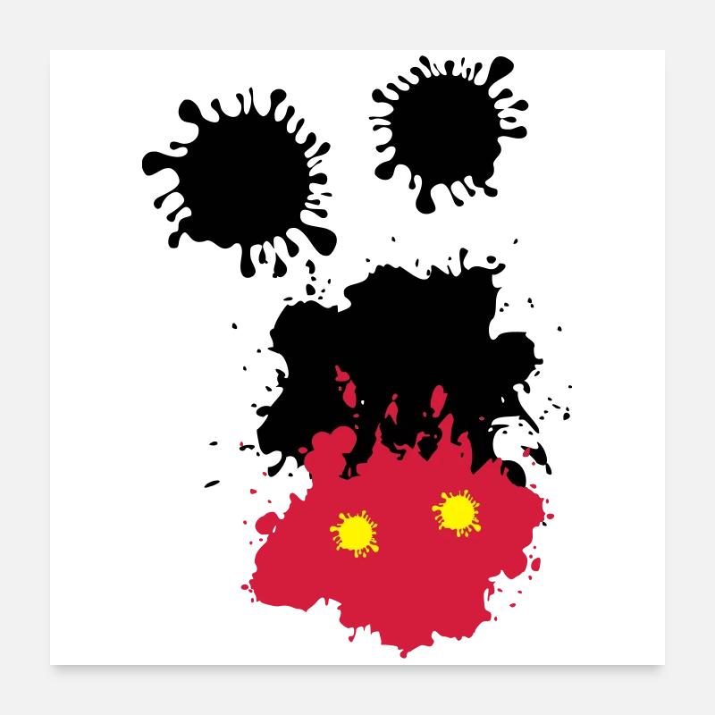 Maus-Spots Poster 60x60 cm