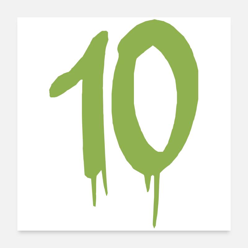 10 Poster 60 x 60 cm