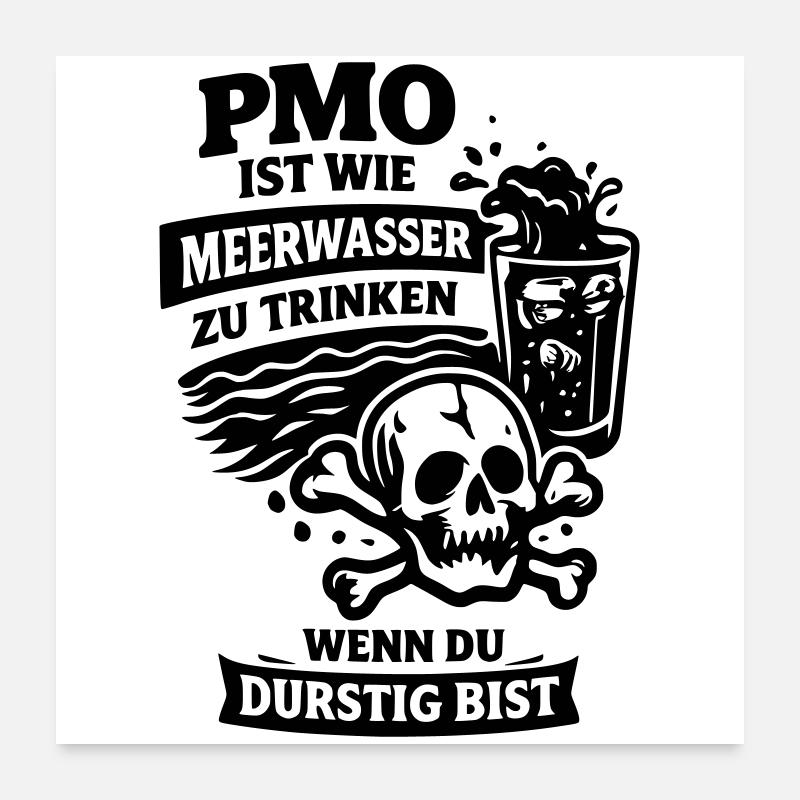 PMO No Nut November Fap Porn Poster 24" x 24" (60x60 cm)