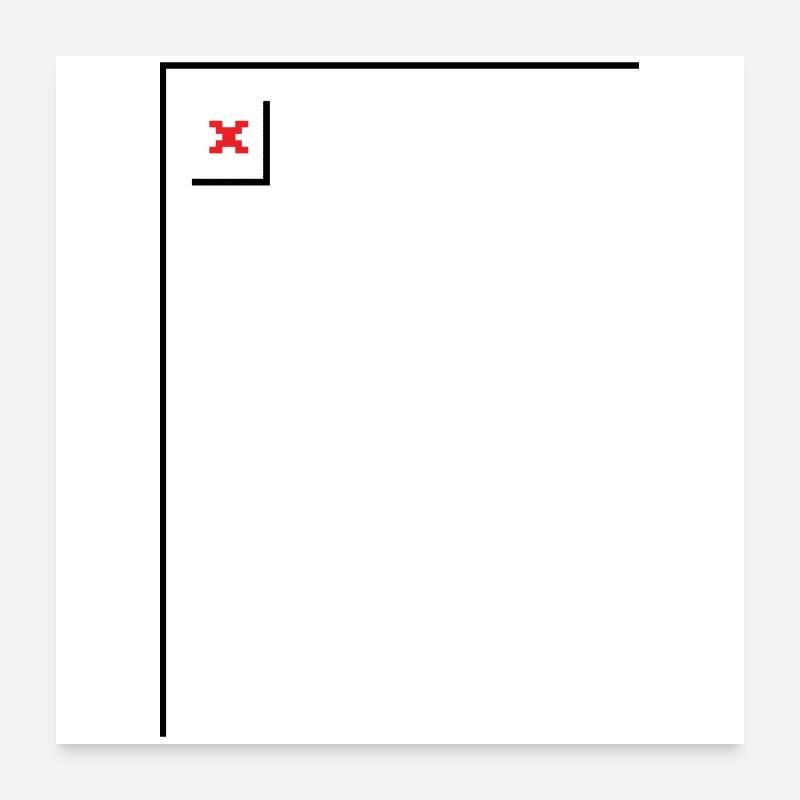 Missing Image – File Not Found Portrait Poster 24" x 24" (60x60 cm)