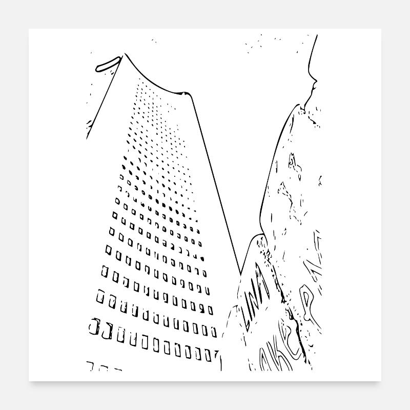 Leipzig Poster 60x60 cm